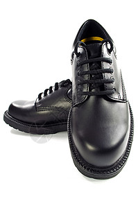 黑人男子皮鞋抛光鞋类裙子服装蕾丝商业皮革背景图片
