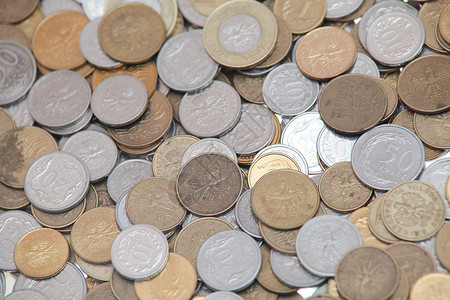 硬币外币墙纸市场资产财富经济基金货币通货膨胀零钱背景图片