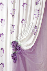 脚窝织物纺织品白色展览聚光灯房子框架紫丁香涟漪文化背景图片