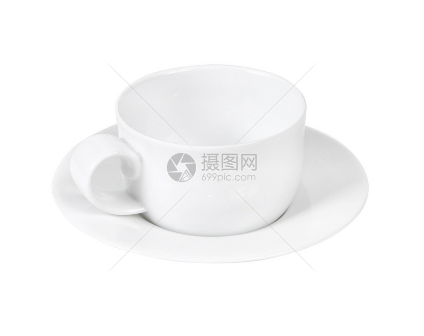 茶杯剪裁白色陶器制品餐具盘子飞碟杯子陶瓷小路图片