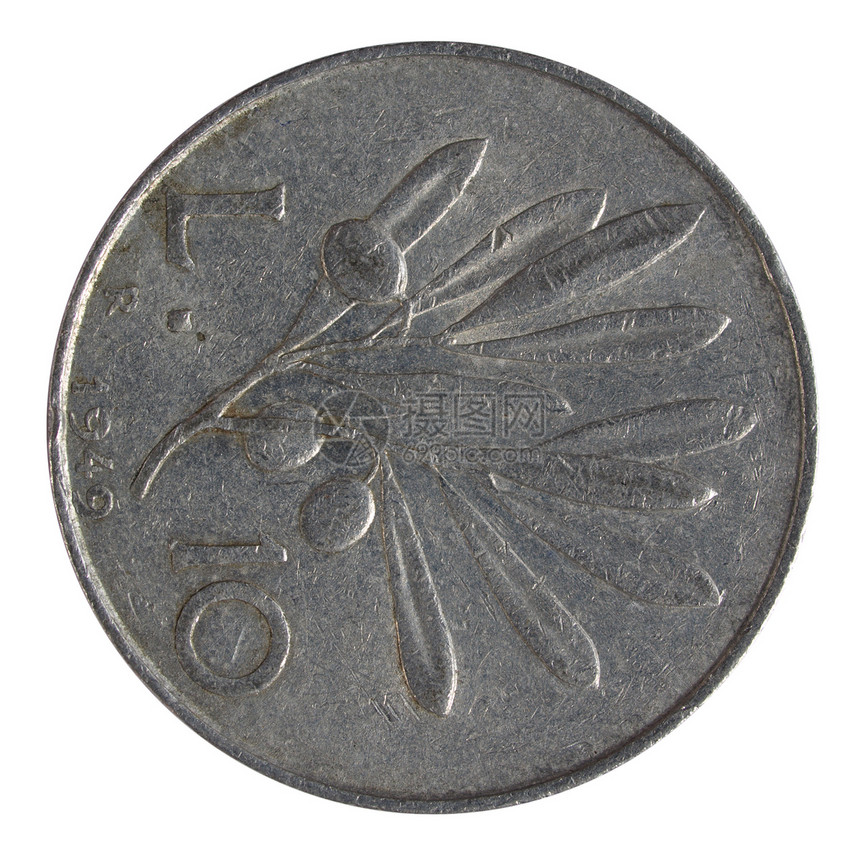 意大利硬币现金里拉图片