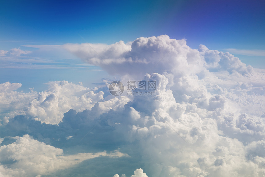 云天气编队风景空气阳光飞机气象全景水平晴天图片