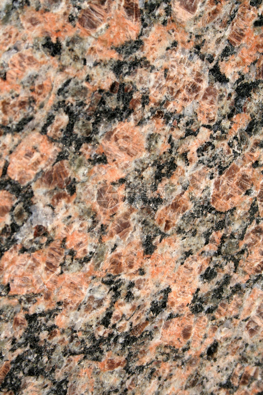 颗粒岩表面灰色背景粉色斑点石面花岗岩纹理白色黑色岩石图片