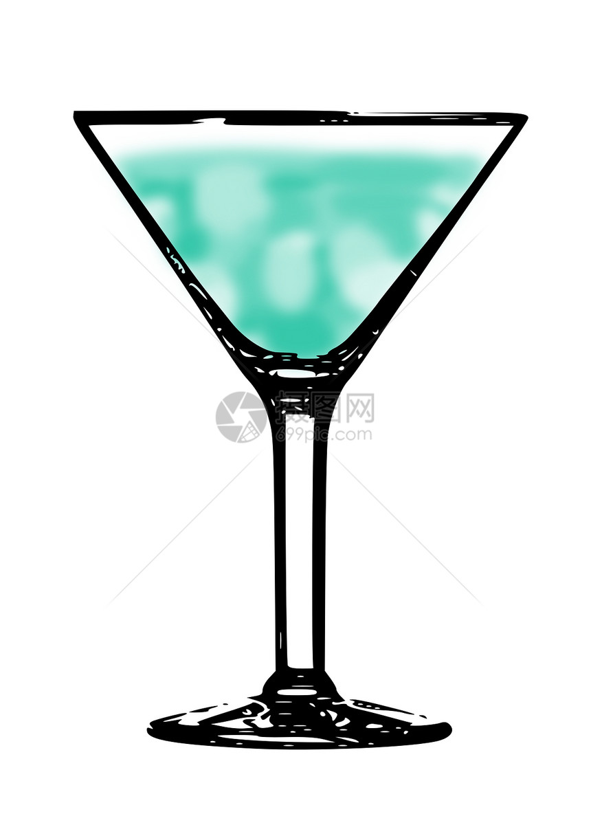马丁尼玻璃酒精果汁精神饮料夜生活夜店俱乐部插图派对图片