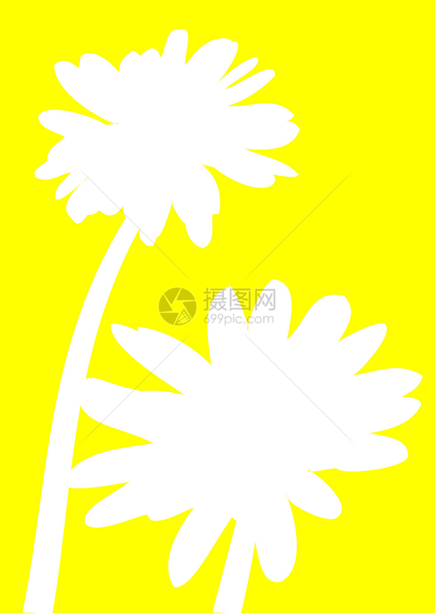 黄色Daisy环形图片