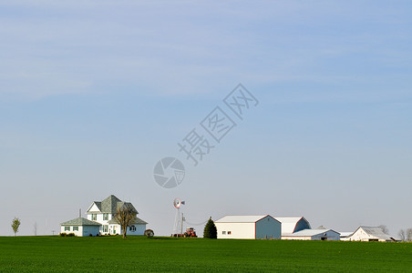 家庭农场背景背景图片