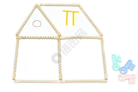 小型小屋造型夹板网络工作房子白色玩具木头金子木材背景图片