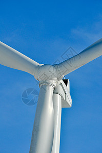 蓝天2号的印第安纳风向涡轮机背景图片