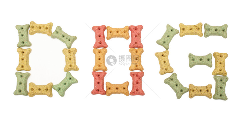 DOG 字式牙科拼写食物营养小吃棕色白色饼干饮食犬类图片