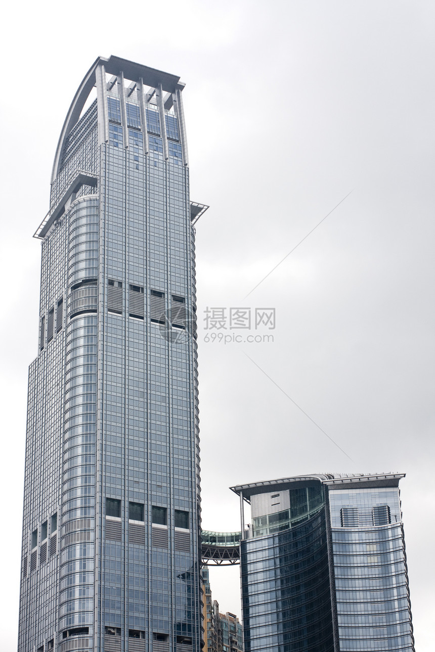 香港的现代建筑玻璃摩天大楼办公室地标建筑学景观城市图片