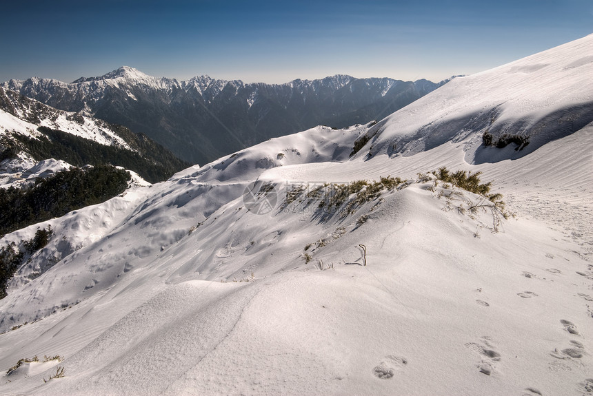 白雪雪山图片