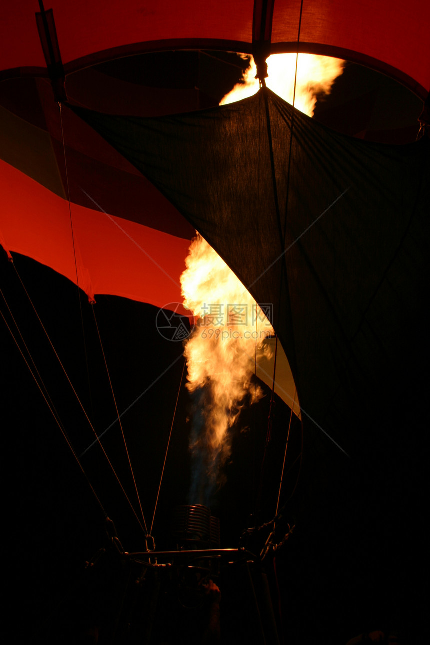 炎热空气飞艇节日航空热气自由男人航展飞机火焰技术图片