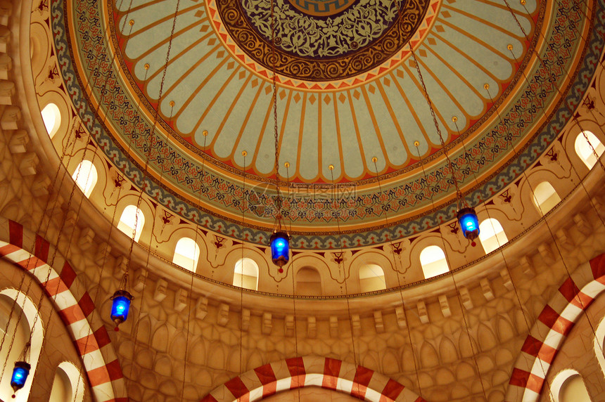 阿拉伯文主题 内部天顶装饰图片