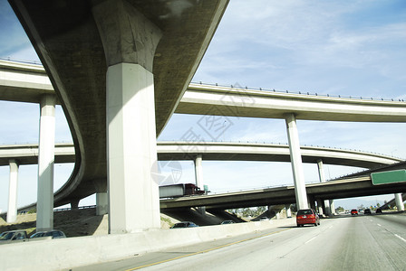 网越车美国高速公路网美洲公路网背景