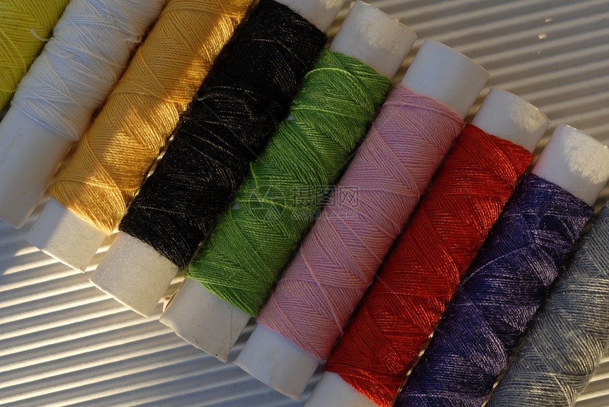 串列字符串共享织物收藏衣服黑色材料纺织品裁缝缝纫图片