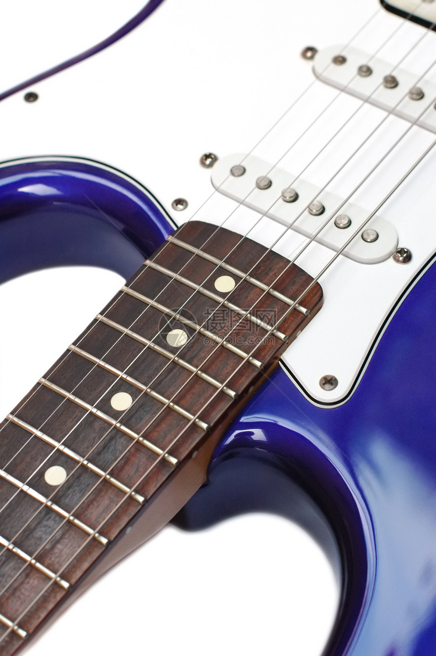 电动吉他演出花梨木岩石蓝色乐器音乐脖子电子产品音乐家身体图片