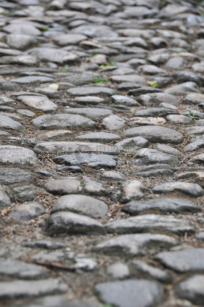 石头背景石质途径材料鹅卵石质感历史性地面岩石人行道灰色图片