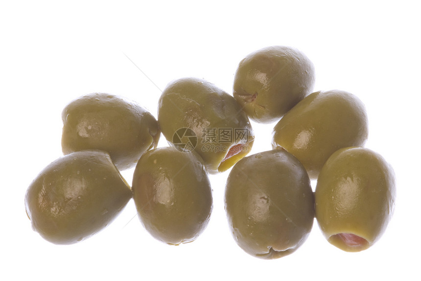孤立的橄榄水果生产农业食物宏观图片