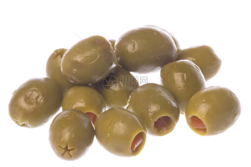 孤立的橄榄食物生产宏观水果农业图片