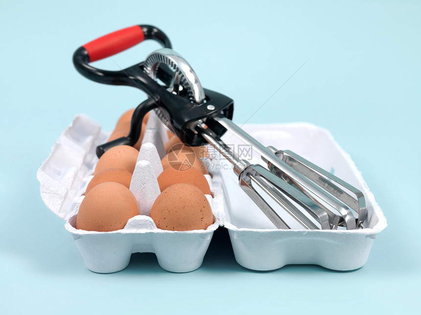 鸡蛋打鸟蛋者用具烹饪工具家庭红色用品厨房工作室搅拌机金属图片