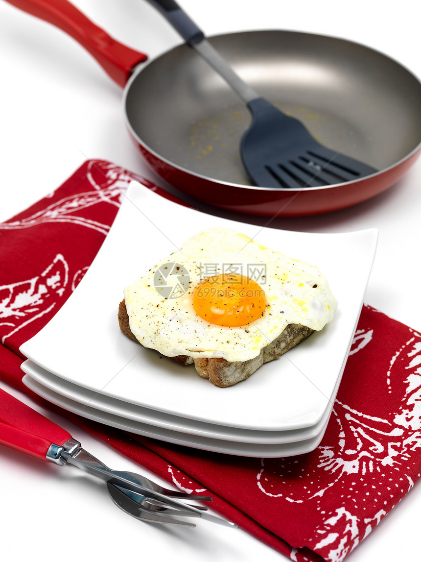 炸鸡蛋厨房平底锅产品白色早餐生产食物晚餐厨师午餐图片