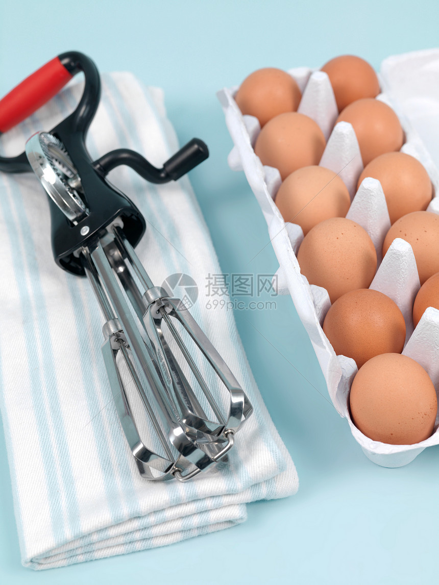 鸡蛋打鸟蛋者家庭烹饪炊具工具金属烘烤工作室器具打浆机混合器图片