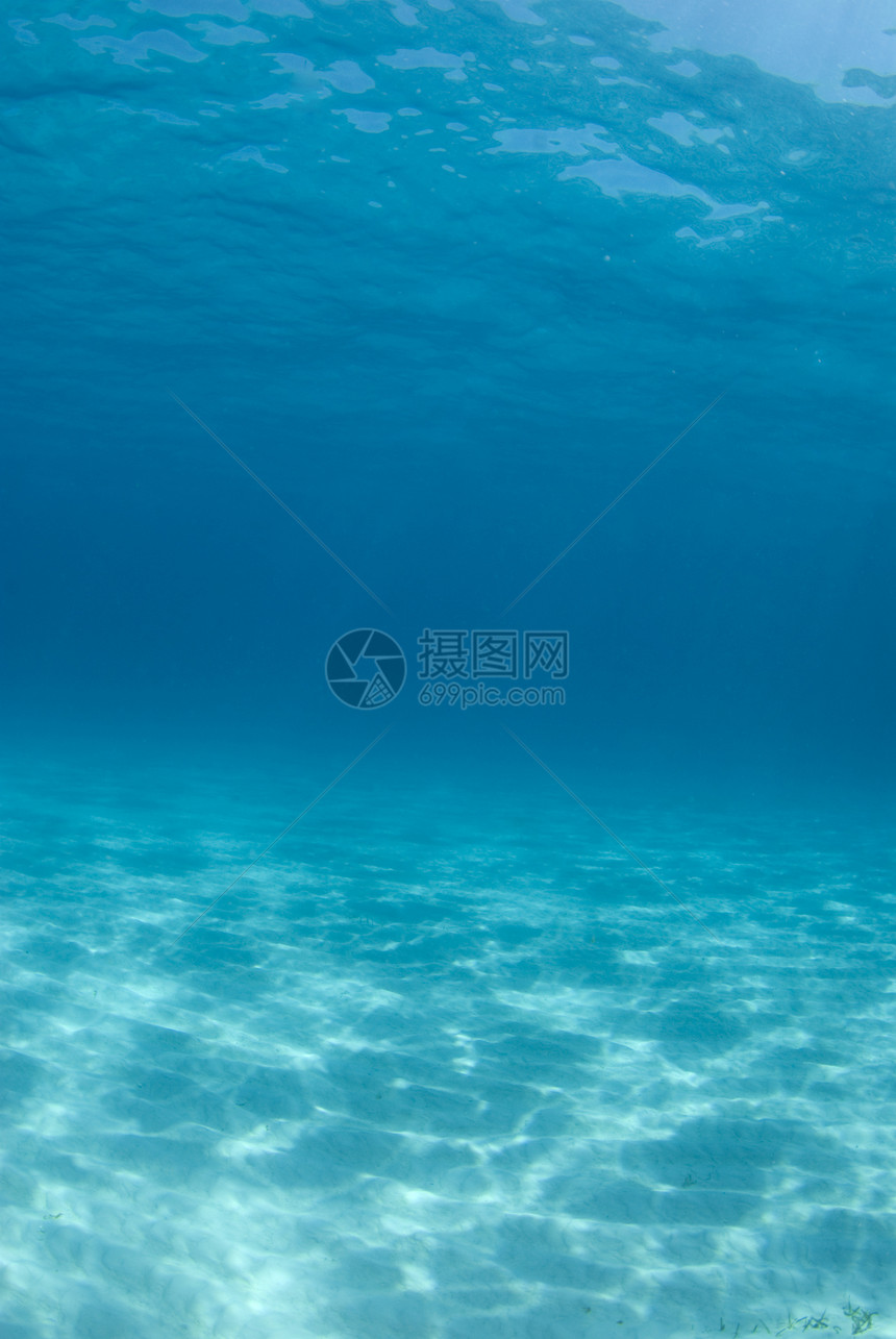 虎滩海景太阳波纹潜水海洋海洋生物盐水反射蓝色海水图片