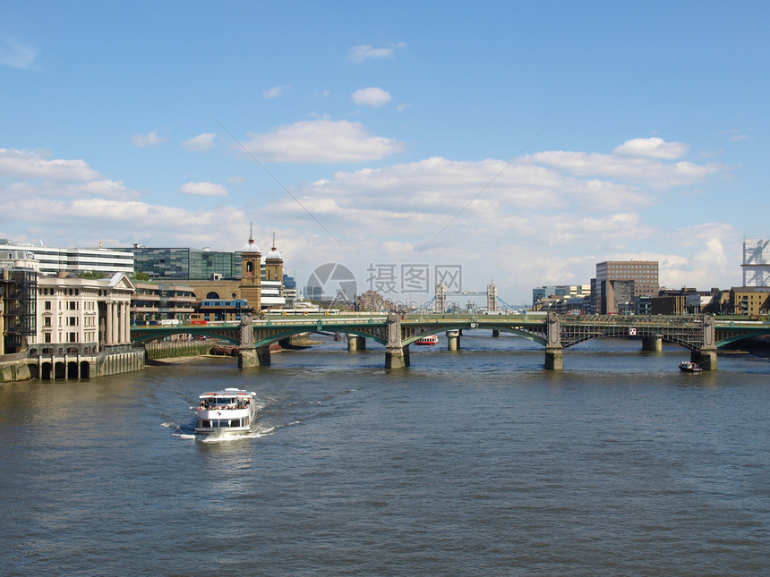 伦敦泰晤士河建筑学中心英语全景地标王国城市图片