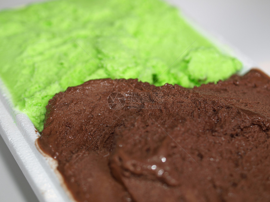 薄巧克力冰淇淋营养奶油甜点食物水果胡椒美食棕色味道绿色图片