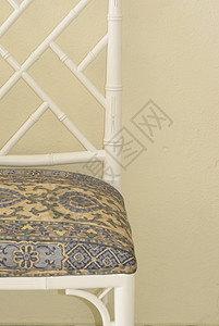 白色木制椅子风格木头孤独装饰房子奢华扶手软垫对象建筑学背景图片