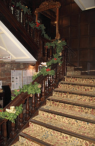 楼梯建筑学住宅奢华地毯大厅酒店背景图片