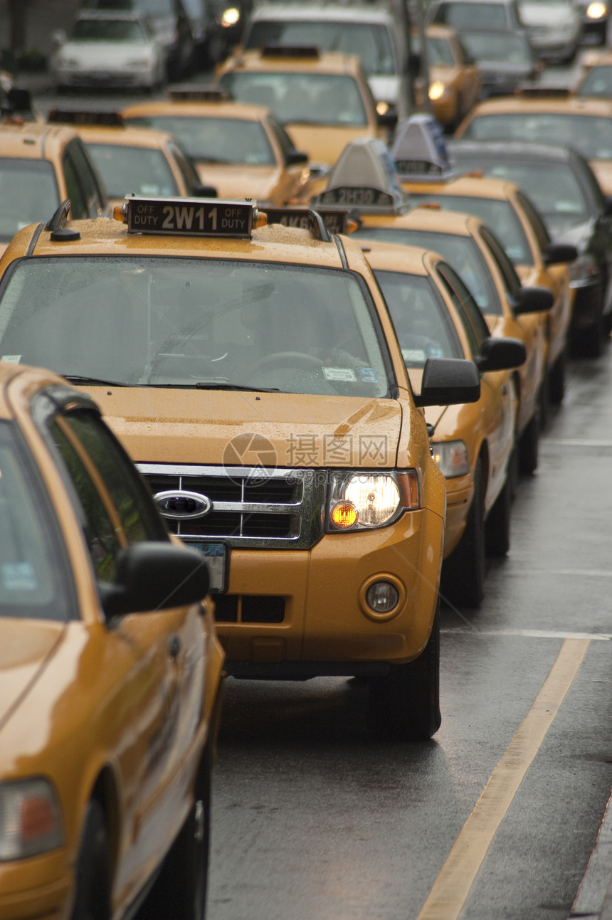 纽约州纽约市黄色出租车(NYC)图片