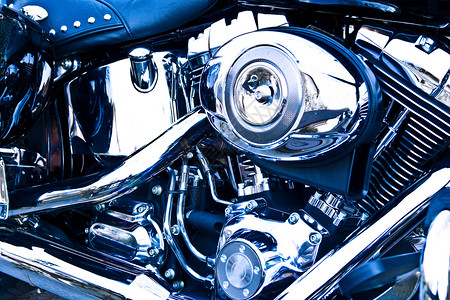 引擎细节速度自行车发动机机器旅行运输车辆金属摩托合金背景图片