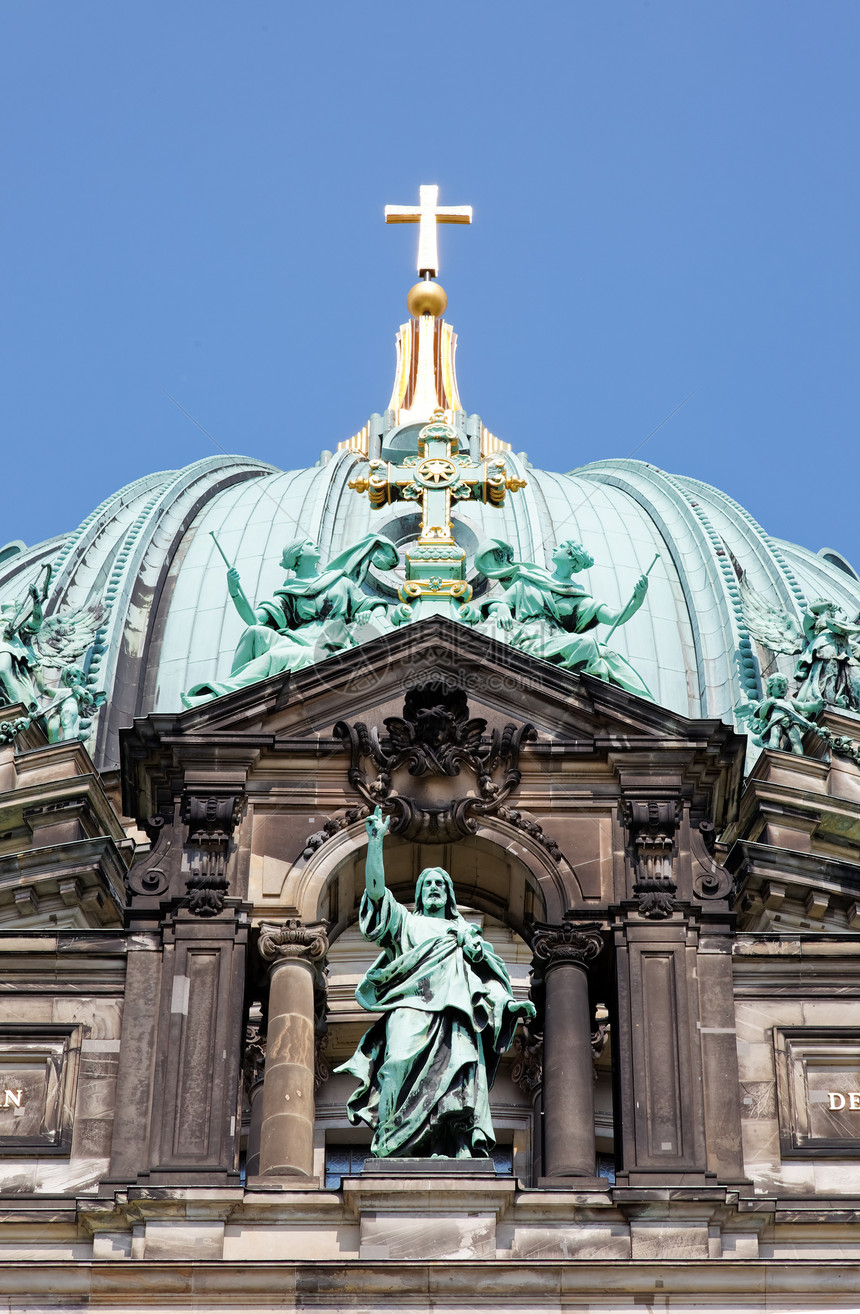 柏林多姆在柏林文化教会大教堂历史性圆顶旅游宗教场景主场城市图片