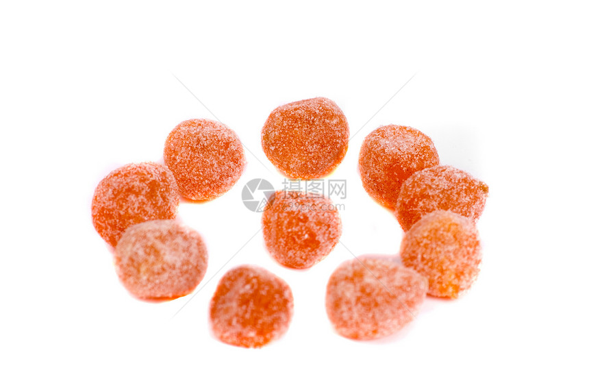 甜甜糖果 多彩果冻糖果水果橙子食物小吃红色味道图片
