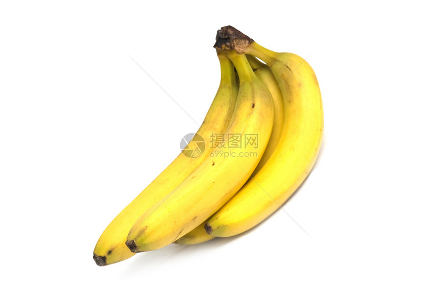香蕉情调食物团体早餐黄色热带小吃甜点丛林白色图片