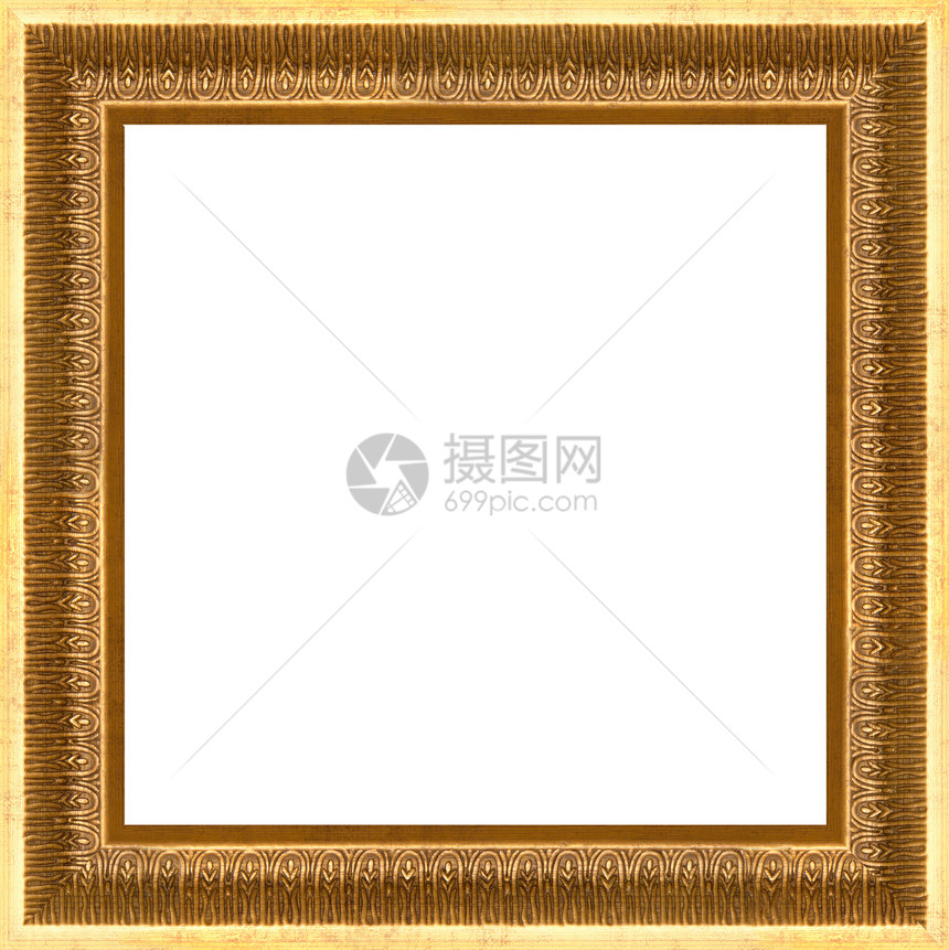 金金架绘画木头白色框架画廊艺术家具博物馆图片