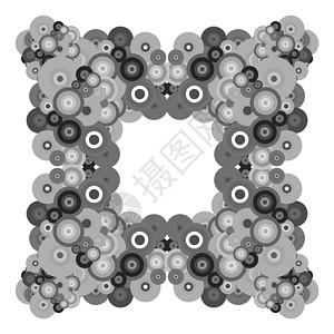 抽象的单色矢量说明色调灰色黑色白色背景图片