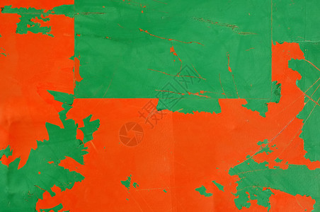 剥皮油漆腐蚀红色工业垃圾场绿色工作薄片背景图片