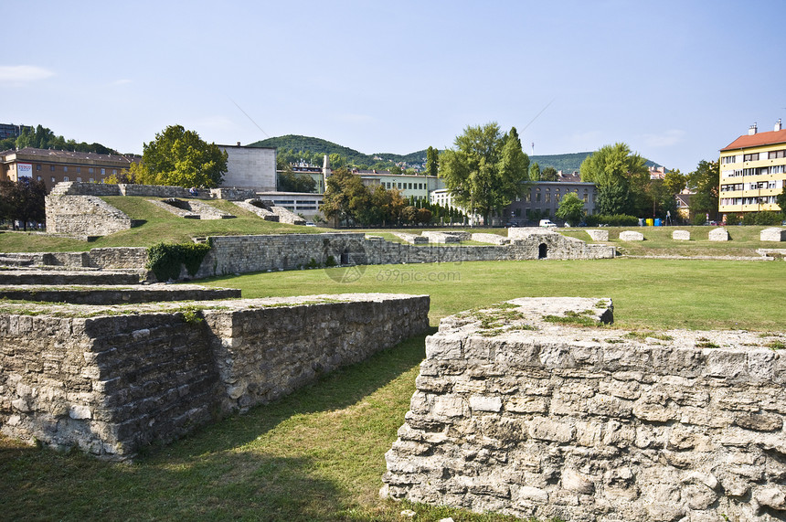 木剧院废墟天空建筑学考古学竞技场帝国建筑历史地标历史性图片