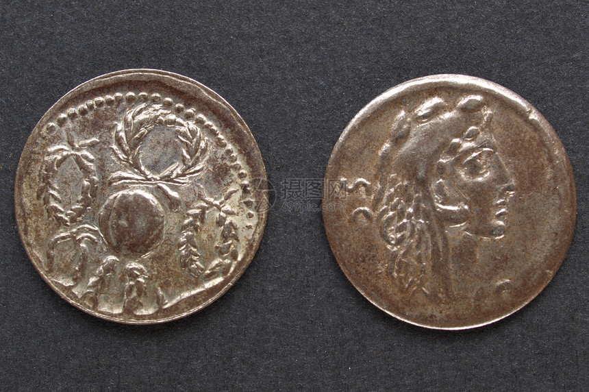 罗马硬币黑色现金图片