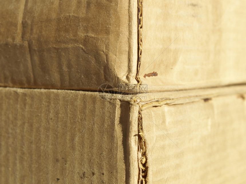 折叠纸板包装盒子木板船运卡片邮件棕色商业邮政床单图片