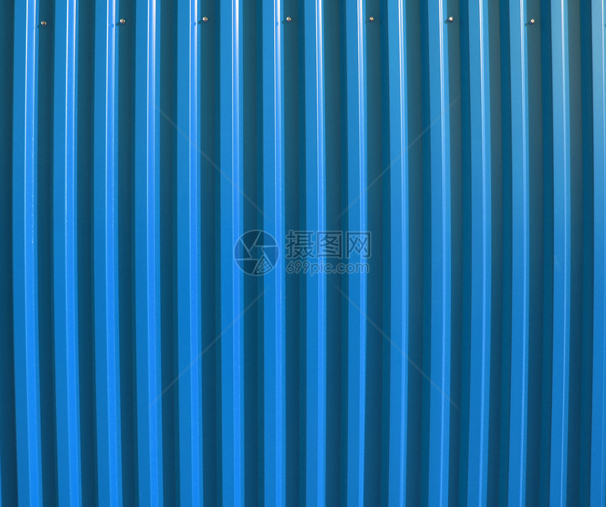 相对钢金属工业盘子栅栏蓝色床单障碍涟漪图片