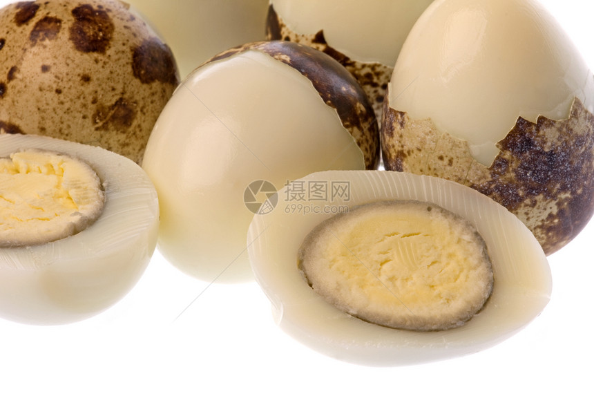 Quail 的鸡蛋孤立雀斑鹌鹑美味营养食物椭圆体农场早餐食品宏观图片