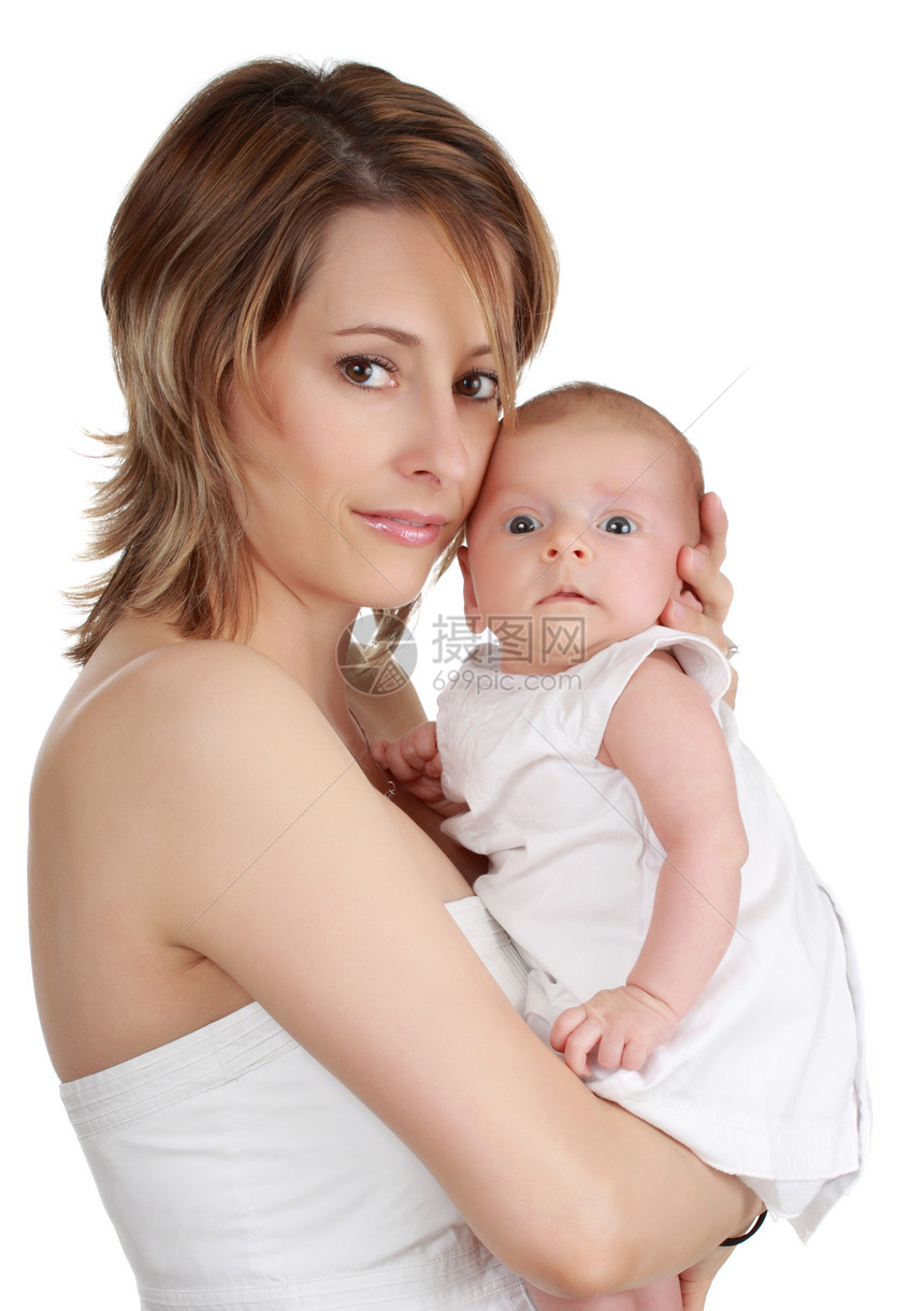 抚养婴儿的母亲家庭女士母性新生妈妈父母生活孩子图片