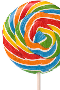 孤立的棒棒糖甜点小吃孩子们彩虹款待红色糖果甜蜜宏观流行音乐背景图片