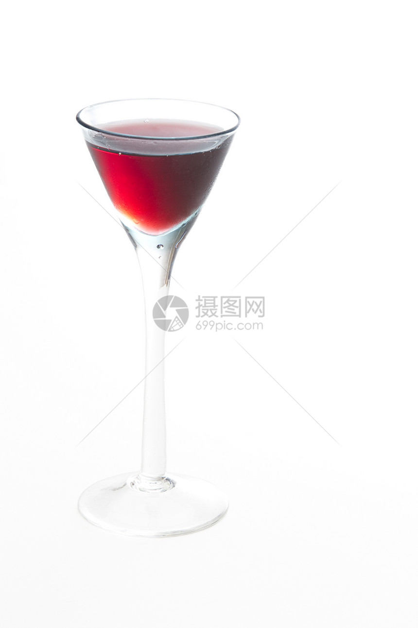 红酒干杯气泡玻璃派对寒意液体饮料酒杯红色图片
