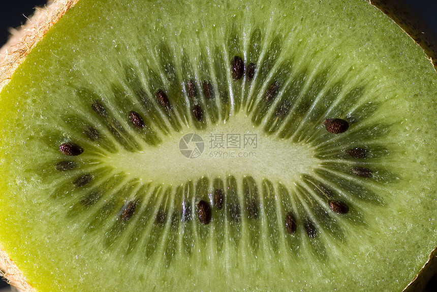 切碎的基维水果植物奇异果绿色图片