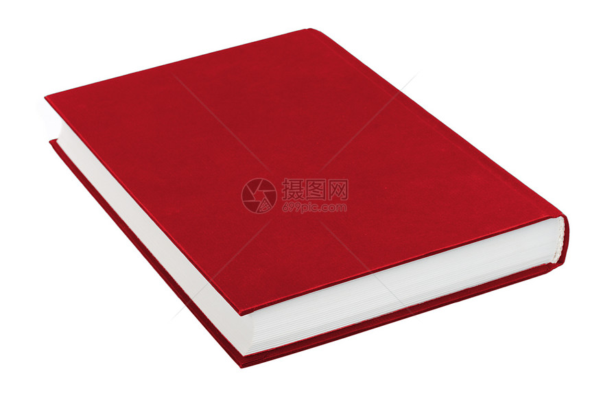 红书文档平装白色空白小说红色教育图书馆学习教科书图片