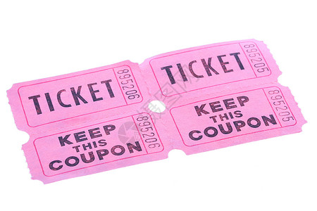 便利标签纸入票入口粉色录取抽奖数字标签戏剧背景